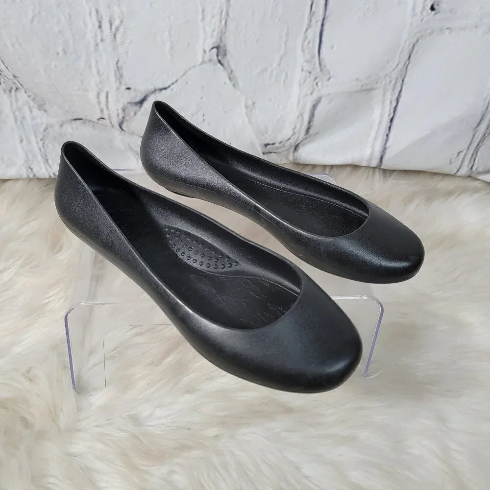 Okabashi Women's 7 Georgia Sustainable Soft Jelly Ballet Flats Slip On Casual